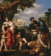 Pietro da Cortona The Alliance of Jacob and Laban painting